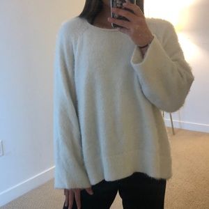 Lou & Grey super soft white sweater, size XL